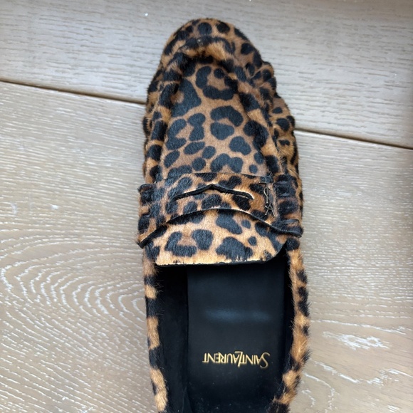 Women's Le Loafer Penny Slippers in Pony Hair Leather - Picture 6 of 12